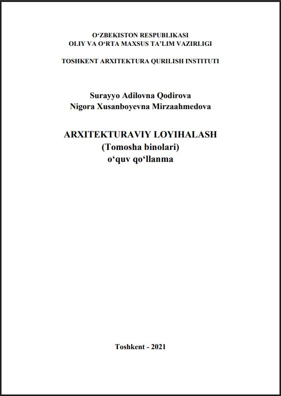 ARXITEKTURAVIY LOYIHALASH