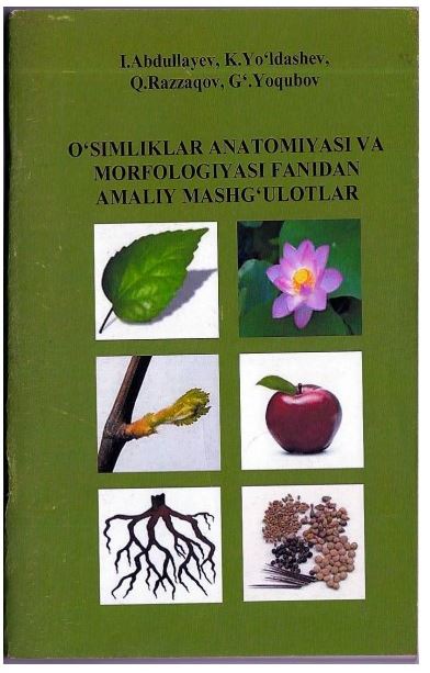 O'simliklar anatomiyasi va morfologiyasi fanidan amaliy mashg'ulotlar