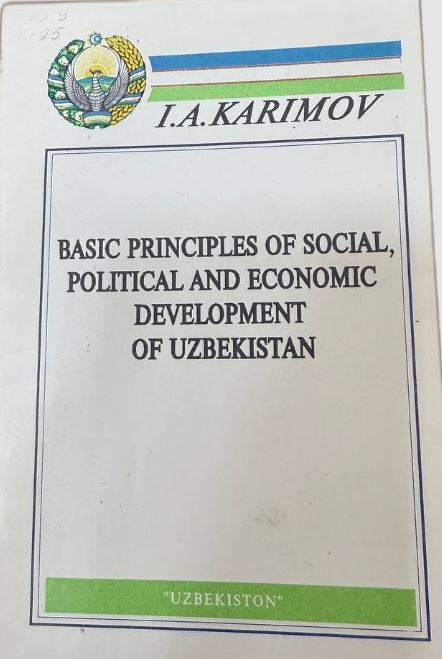 Basic principles of social political and economic development of Uzbekistan