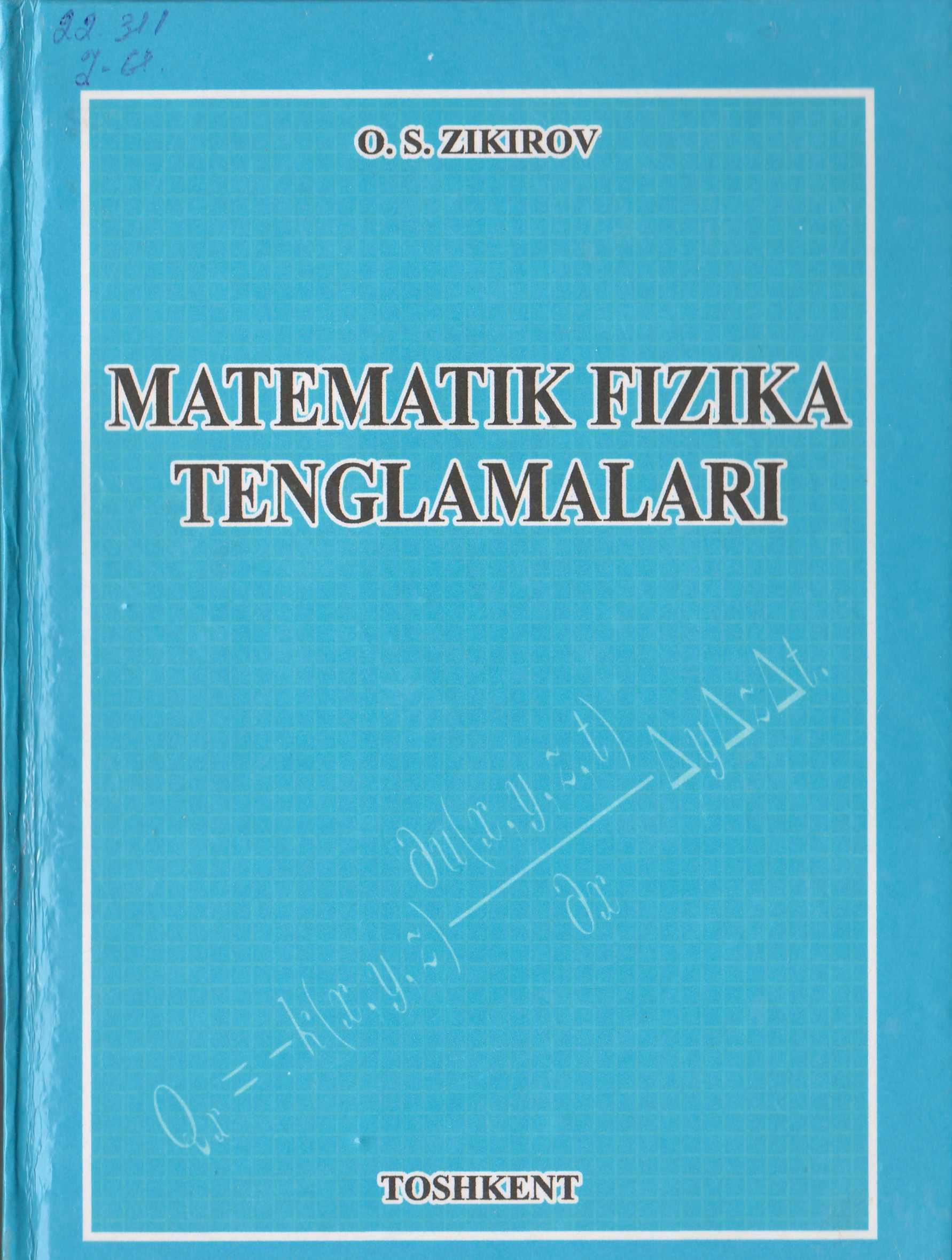 Matematik fizika tenglamalari