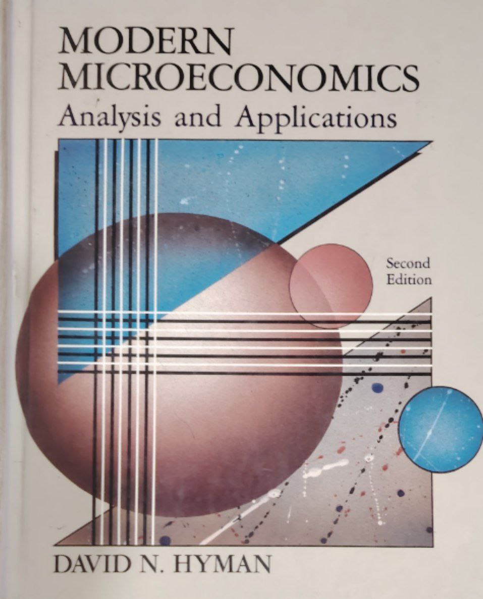 Modern microeconomics Analysis and Applications