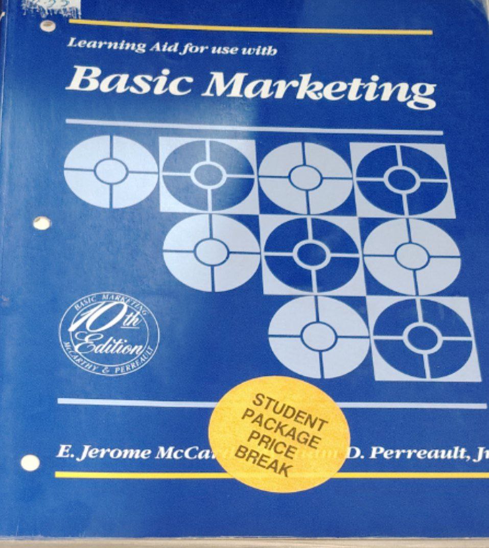 Learning Aid for use with Basic Marketing