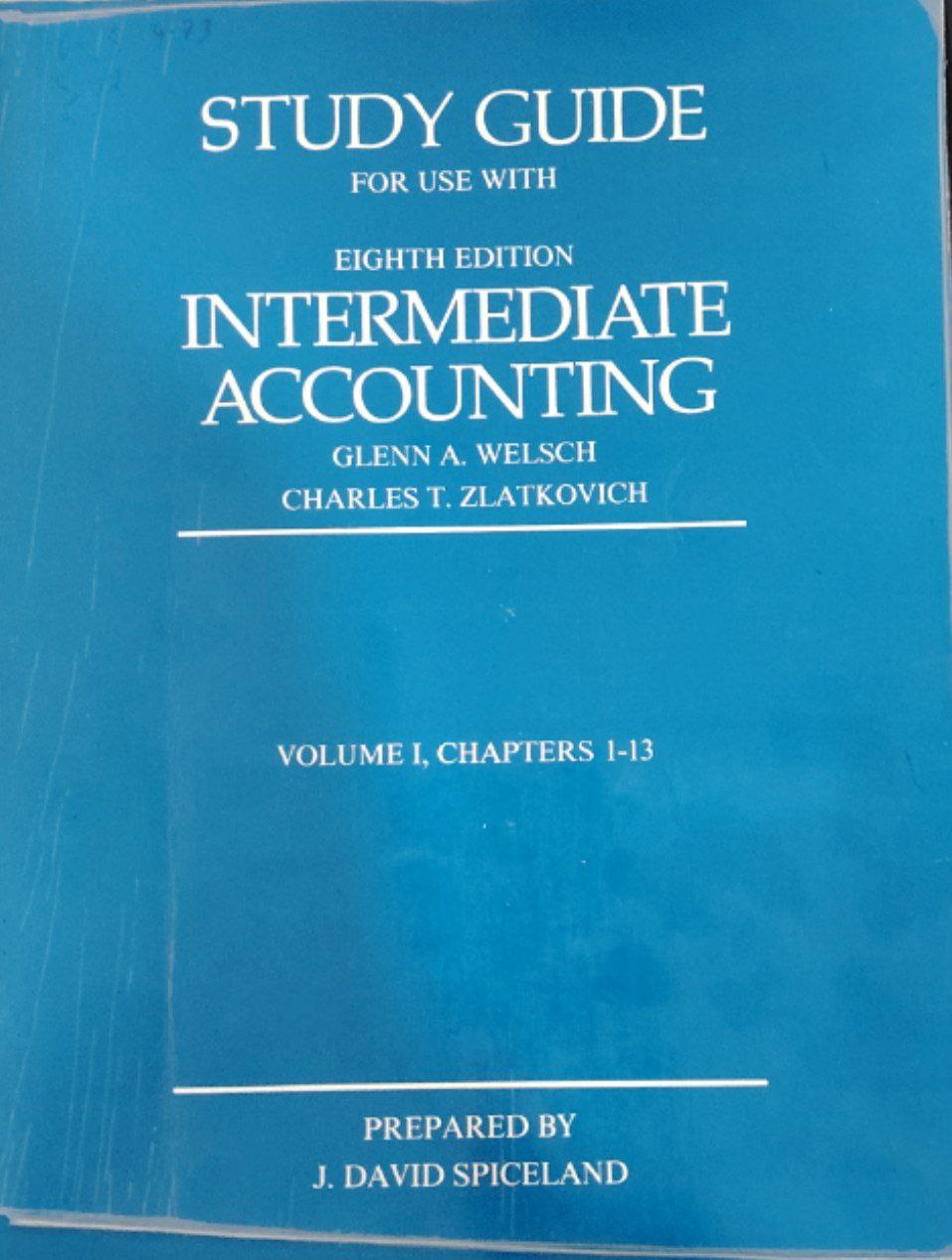 Intermediate accounting.