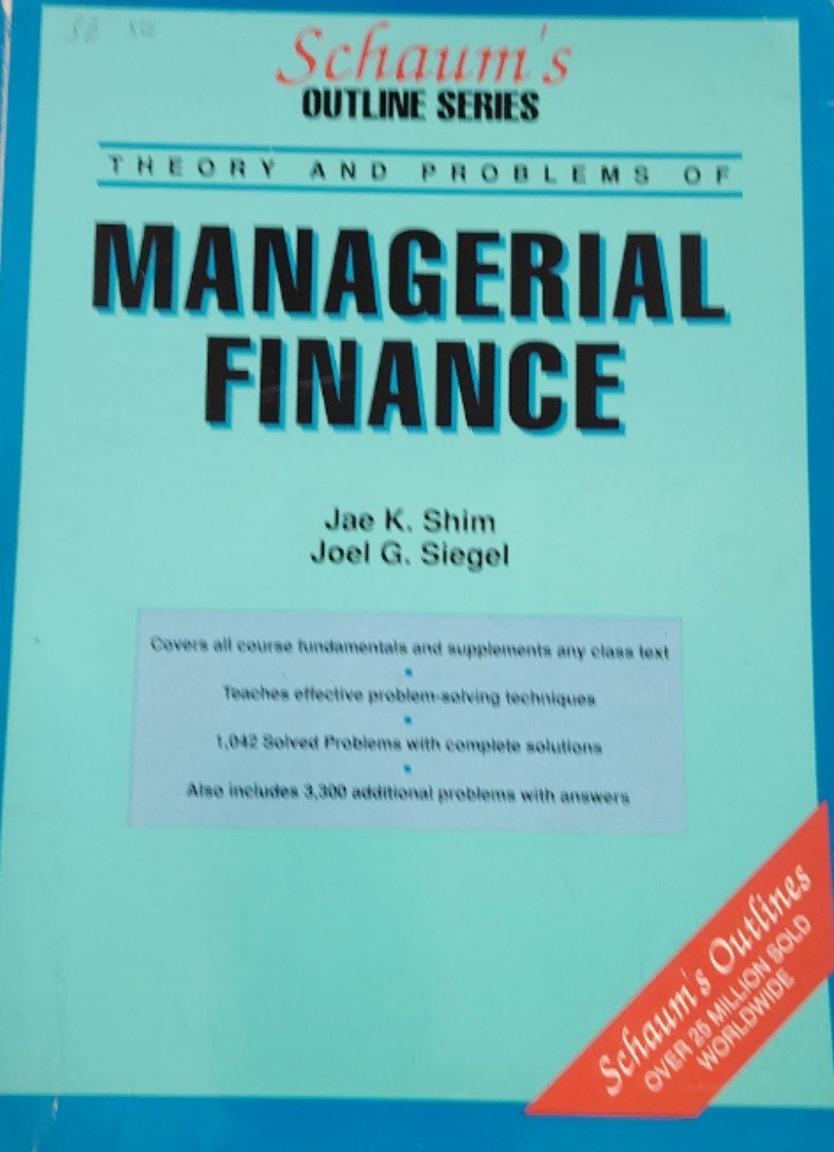 Managerial finance.