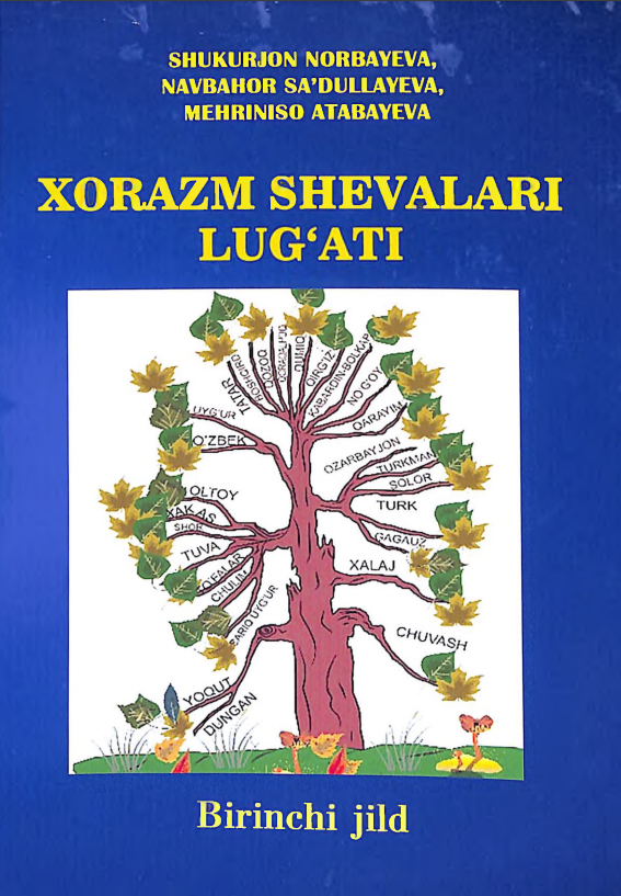 Xorazm shevalari lug`ati