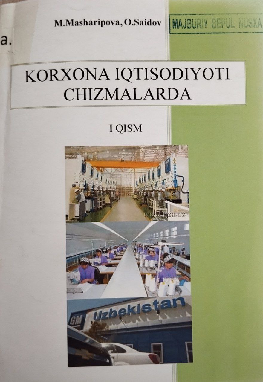 Korxona iqtisodiyoti chizmalarda 1-qism