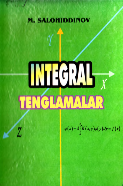 Integral tenglamalar.