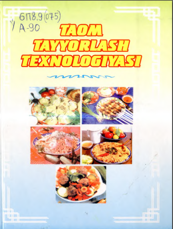 Taom tayyorlash texnologiyasi