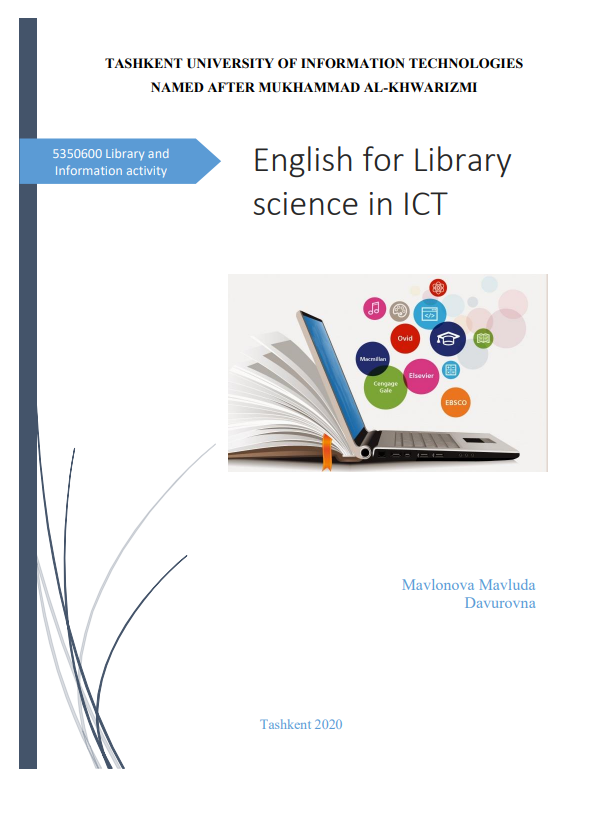 English for library science in ICT
