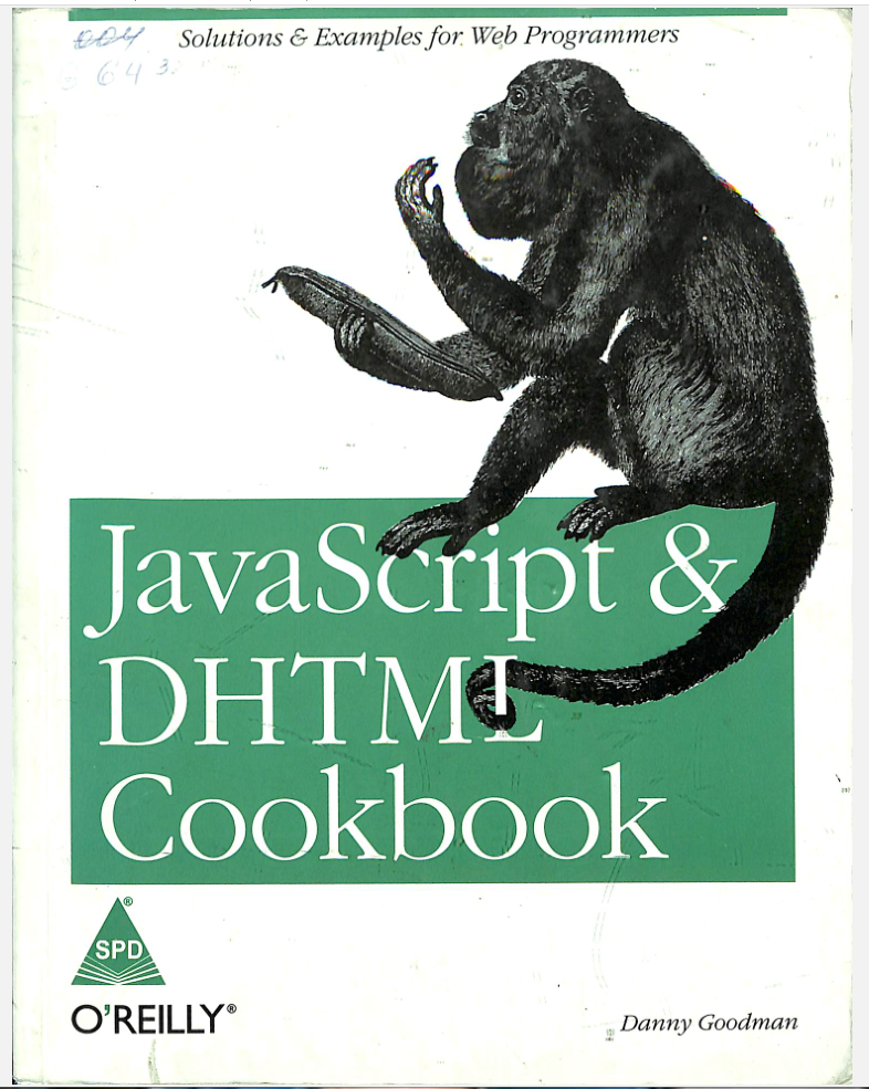 JavaScript&DHTML Cookbook