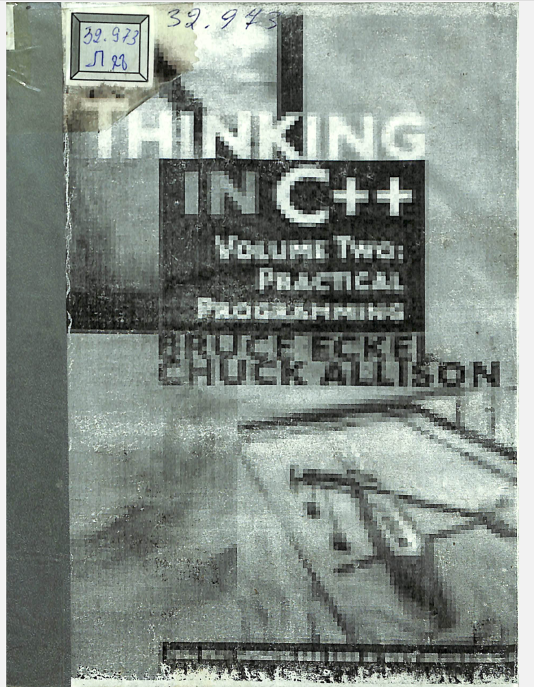 Thinking in c++