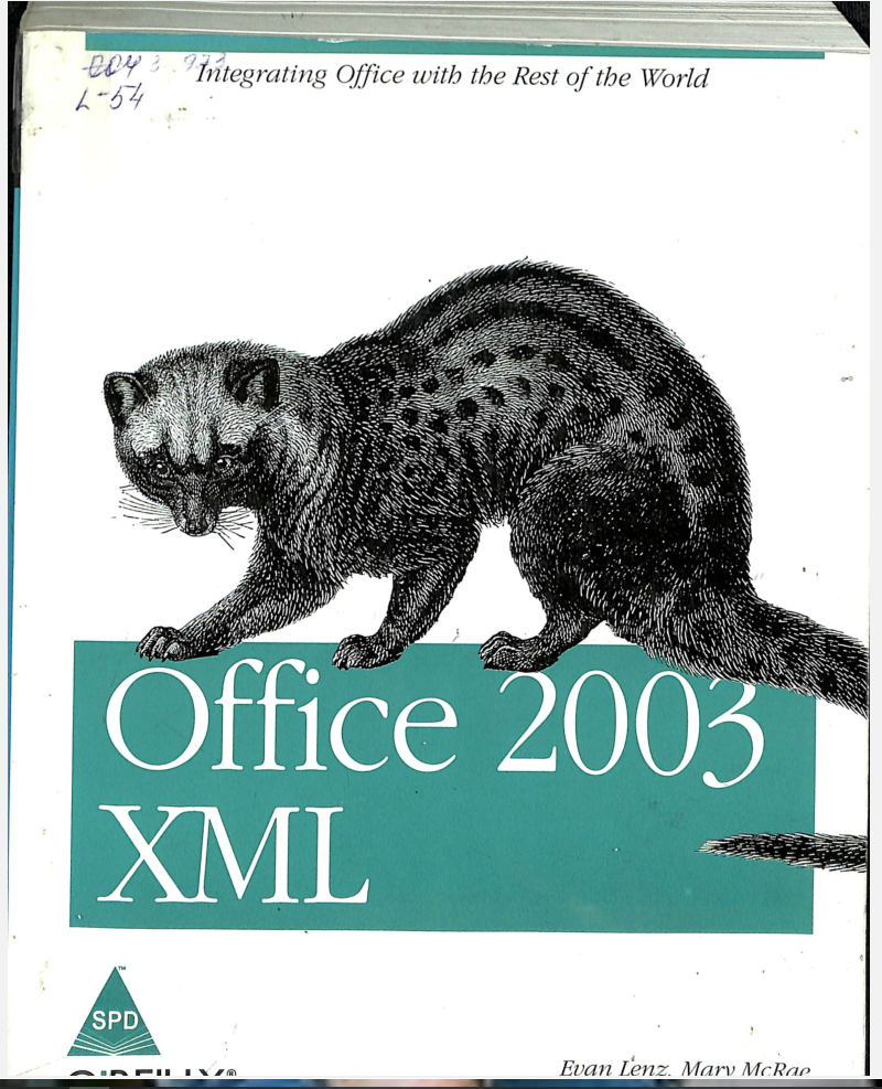 Office 2003 XML