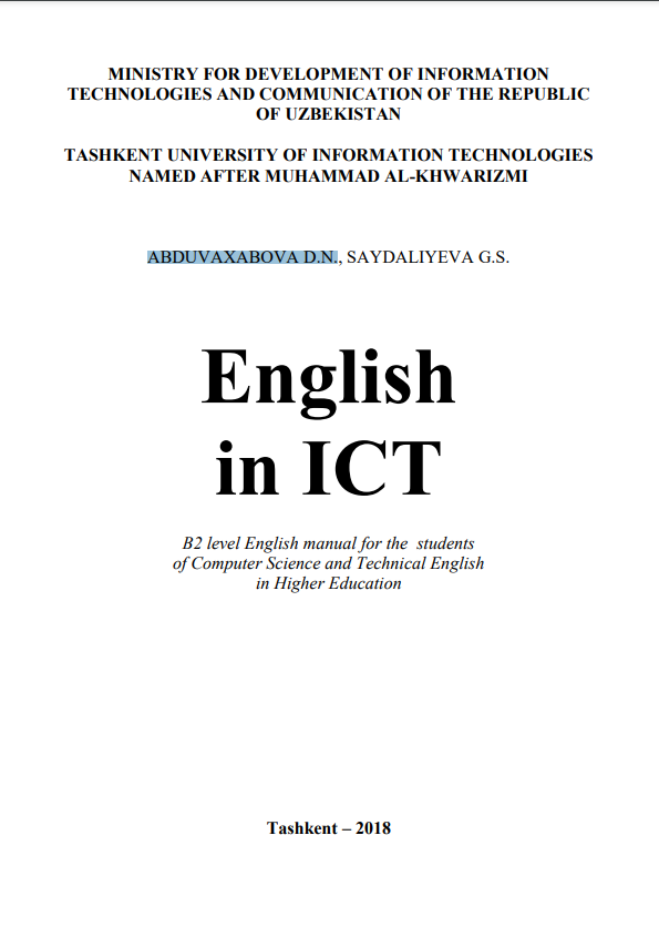 English in ICT