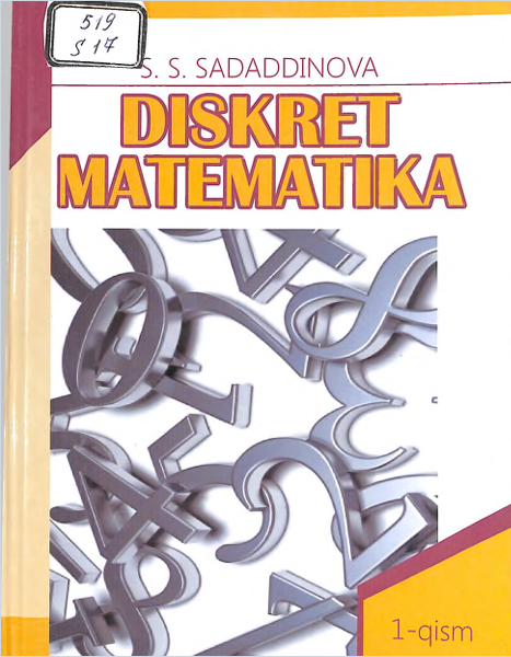 Diskret matematika. 1-qism