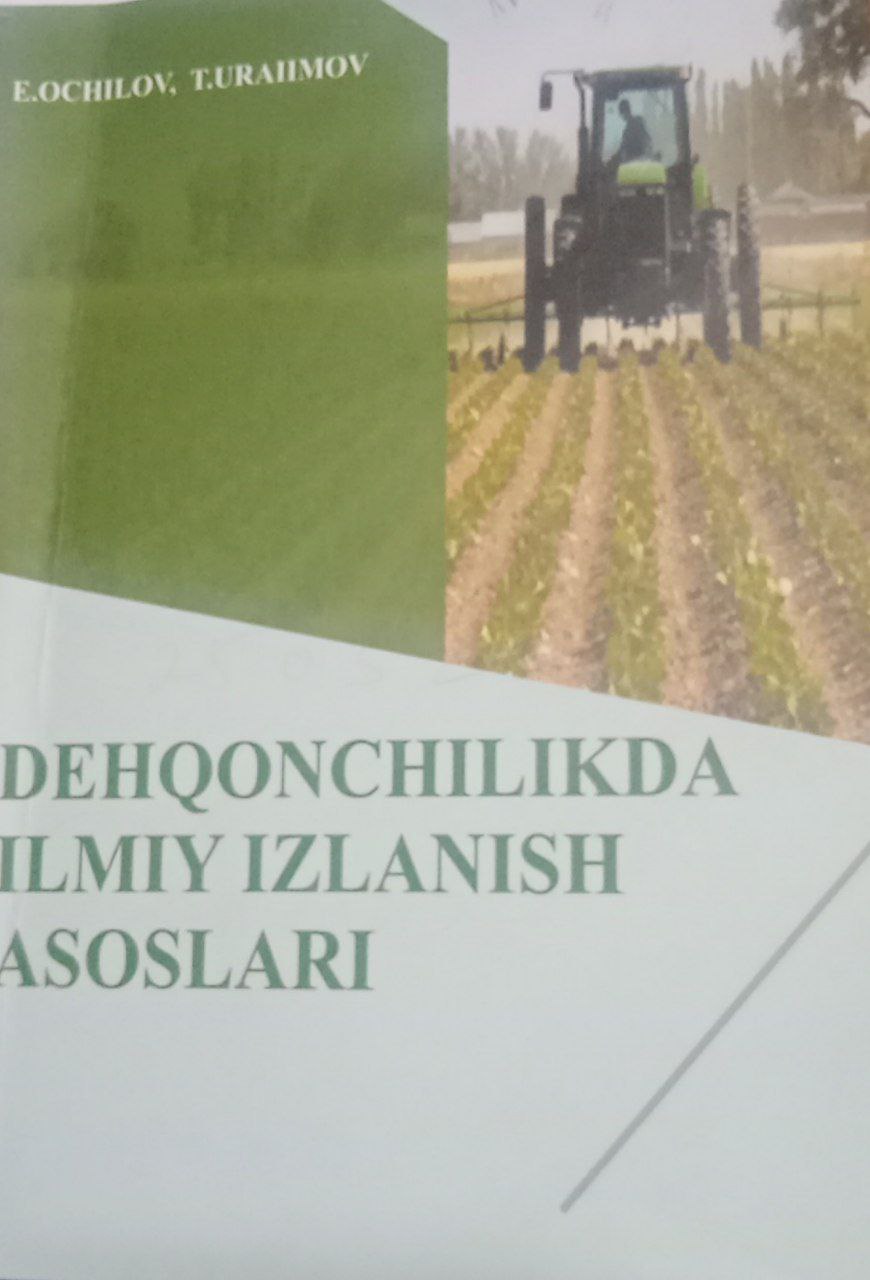 Dehqonchilikda ilmiy izlanish asoslari