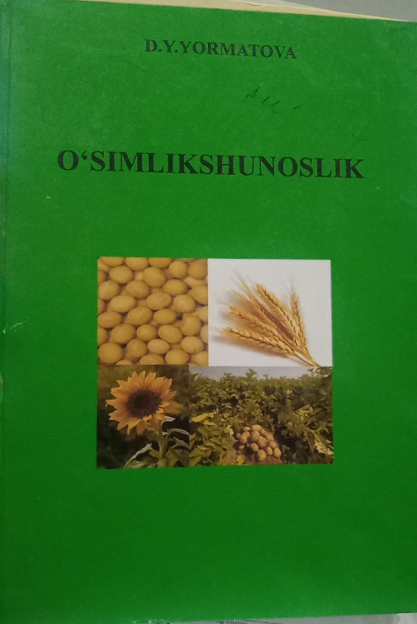 O`simlikshunoslik