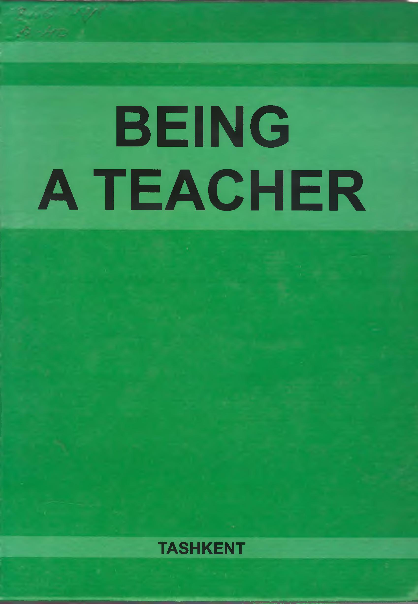 Being a teacher