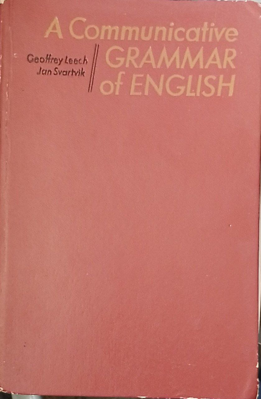 A COMMUNICATION GRAMMAR OF ENGLISH