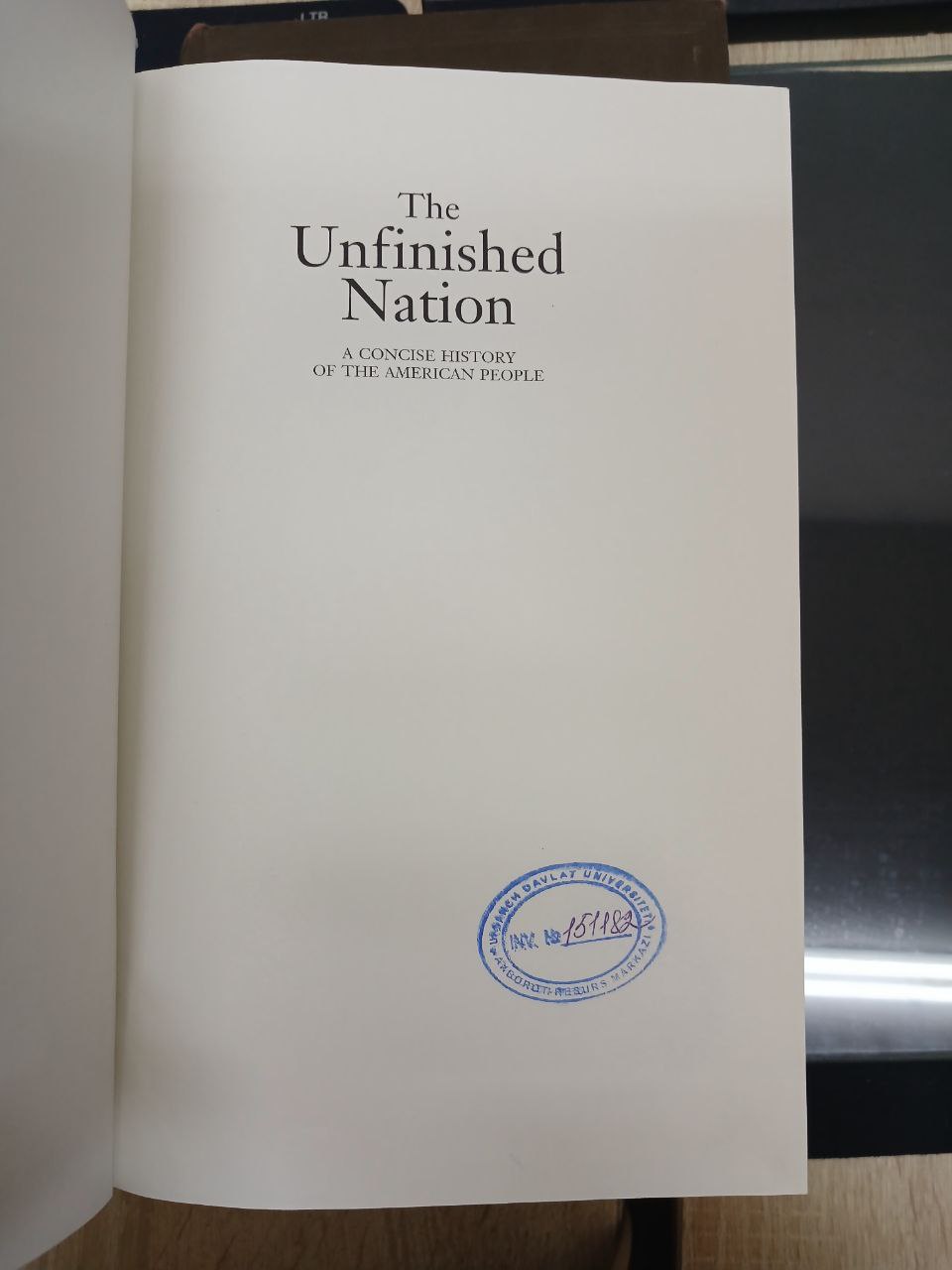 The unfinished nation