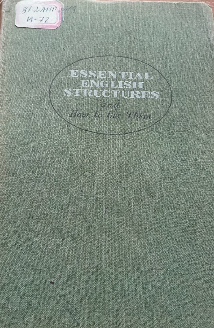 Essential english structures