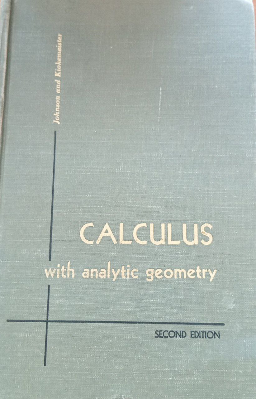 Calculus with analytic geometry