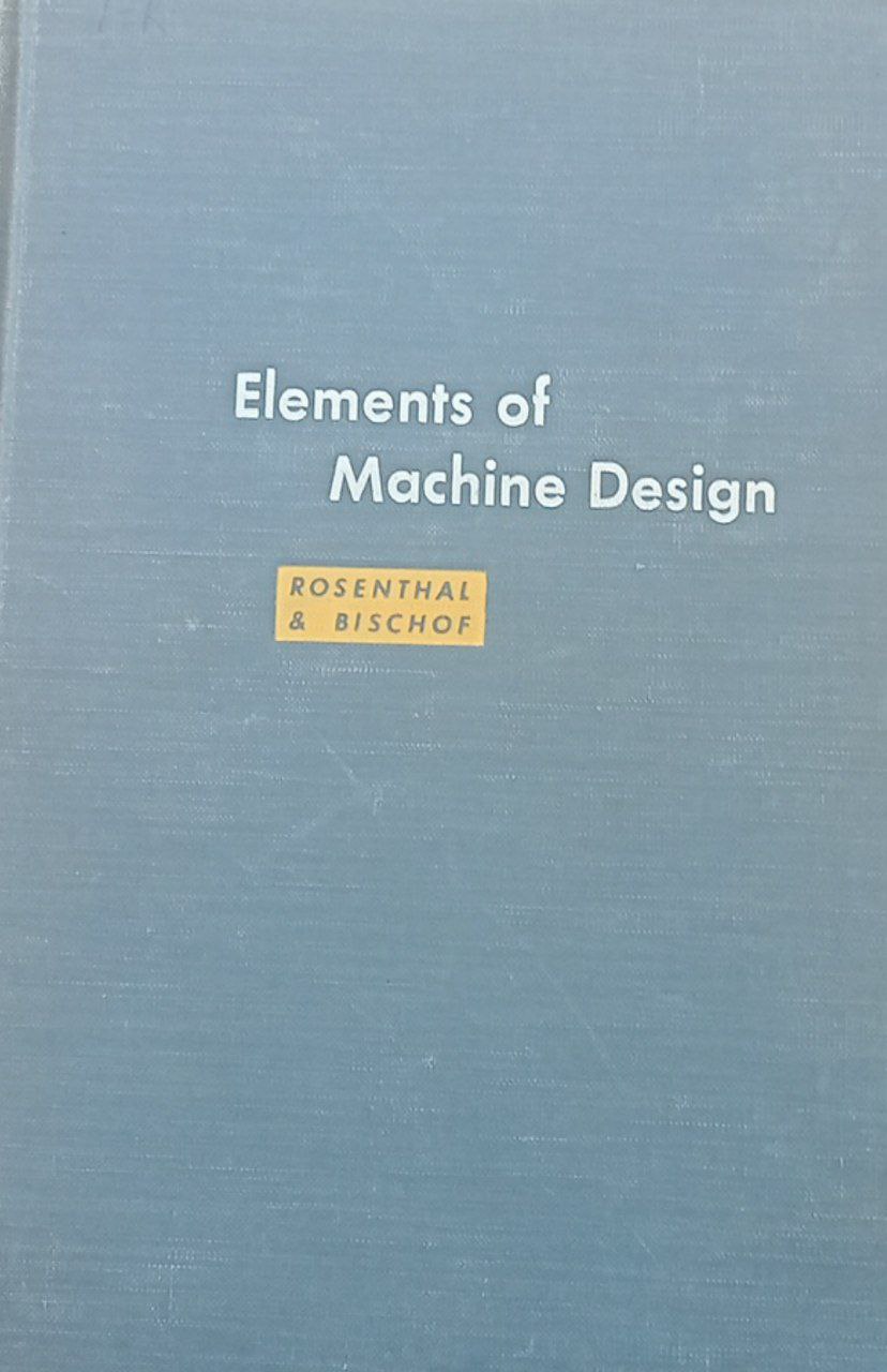 Elements of Machine Design