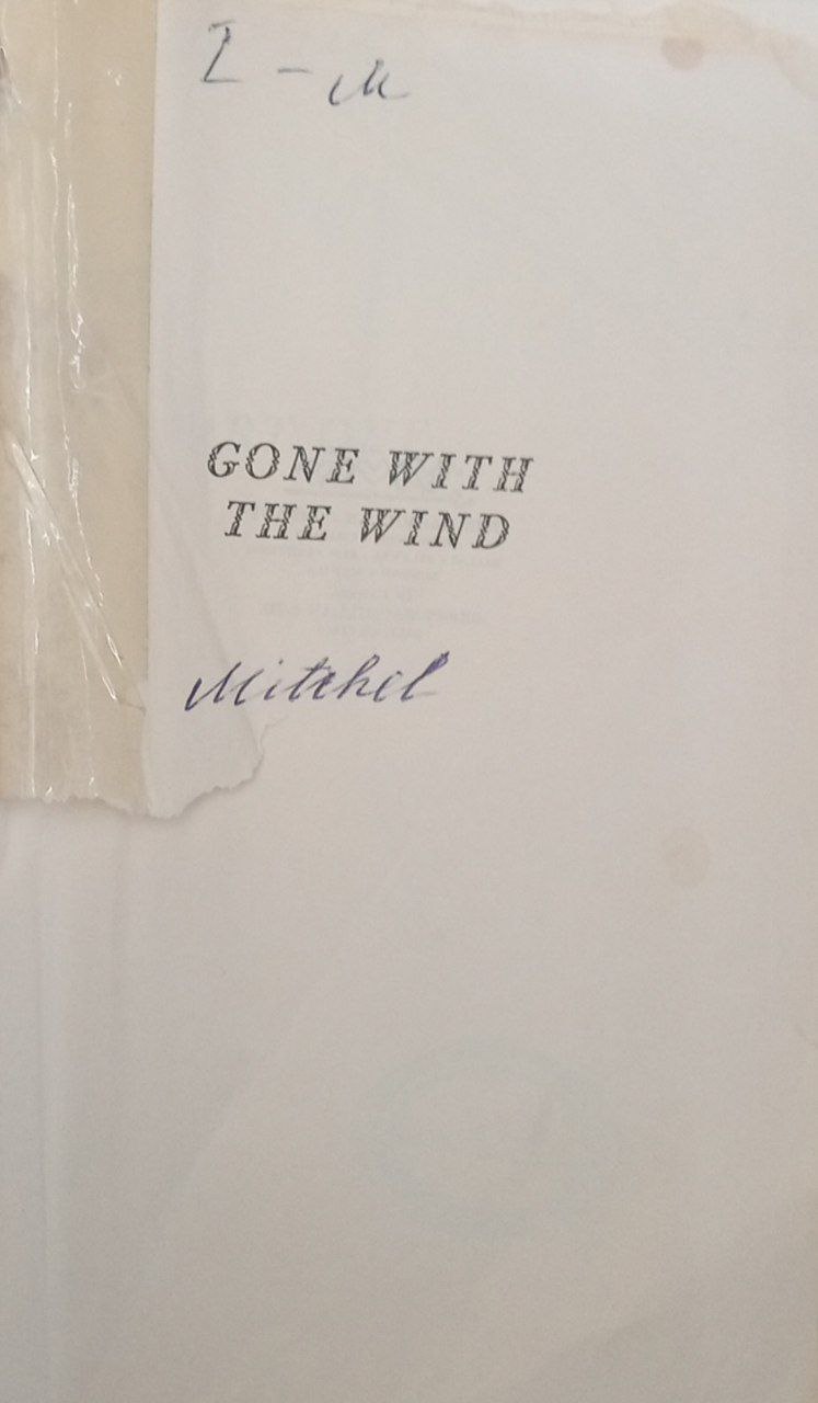 Gone with he wind
