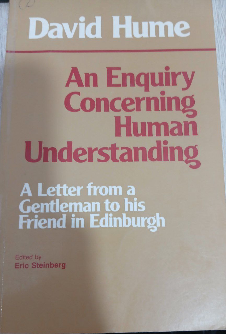 An Enqury Concerning Human Understanding