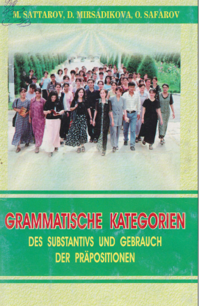 Grammatische kategorien des substantivs und gebrauch der prapositionen