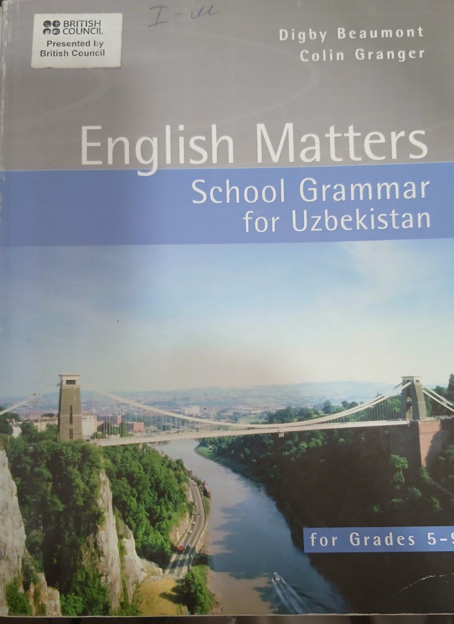 English Matters School Grammar For Uzbekistan