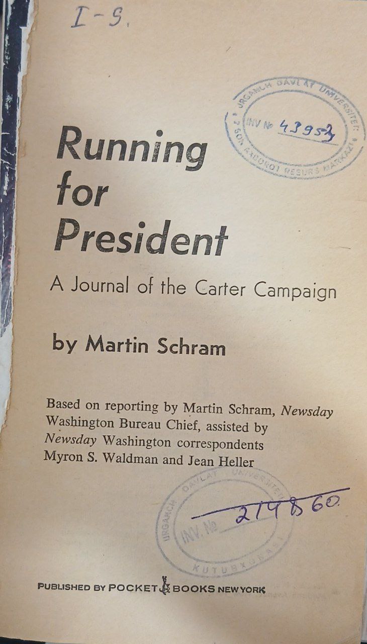 Running For President