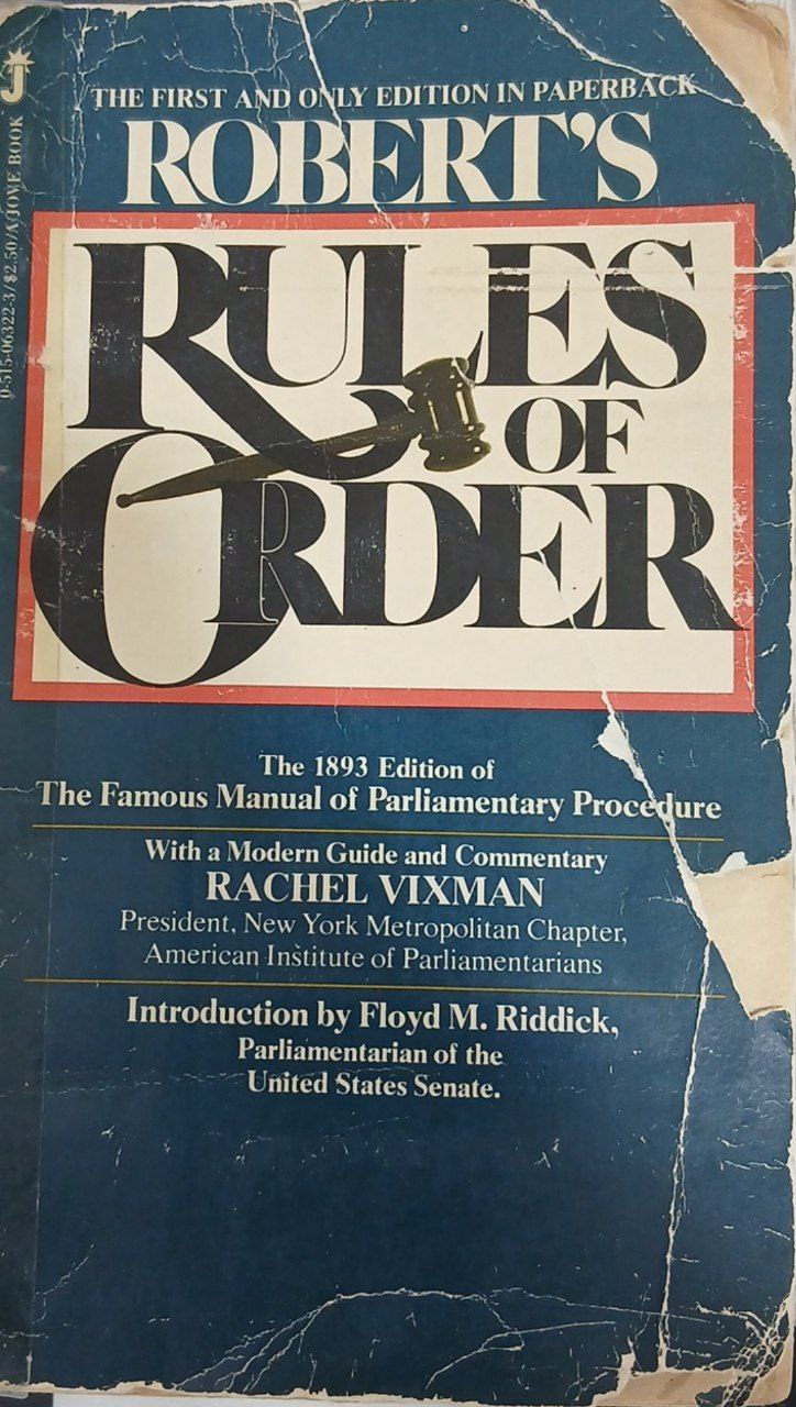 Rules Of Order