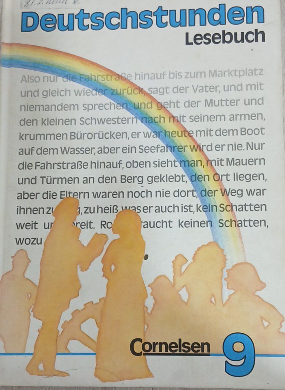 Deutschstunden lesebuch