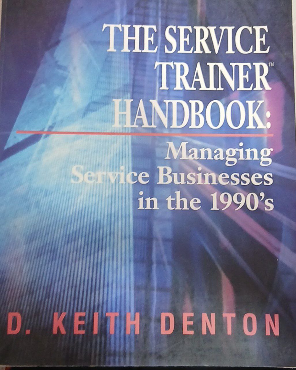 The Service Trainer Handbook