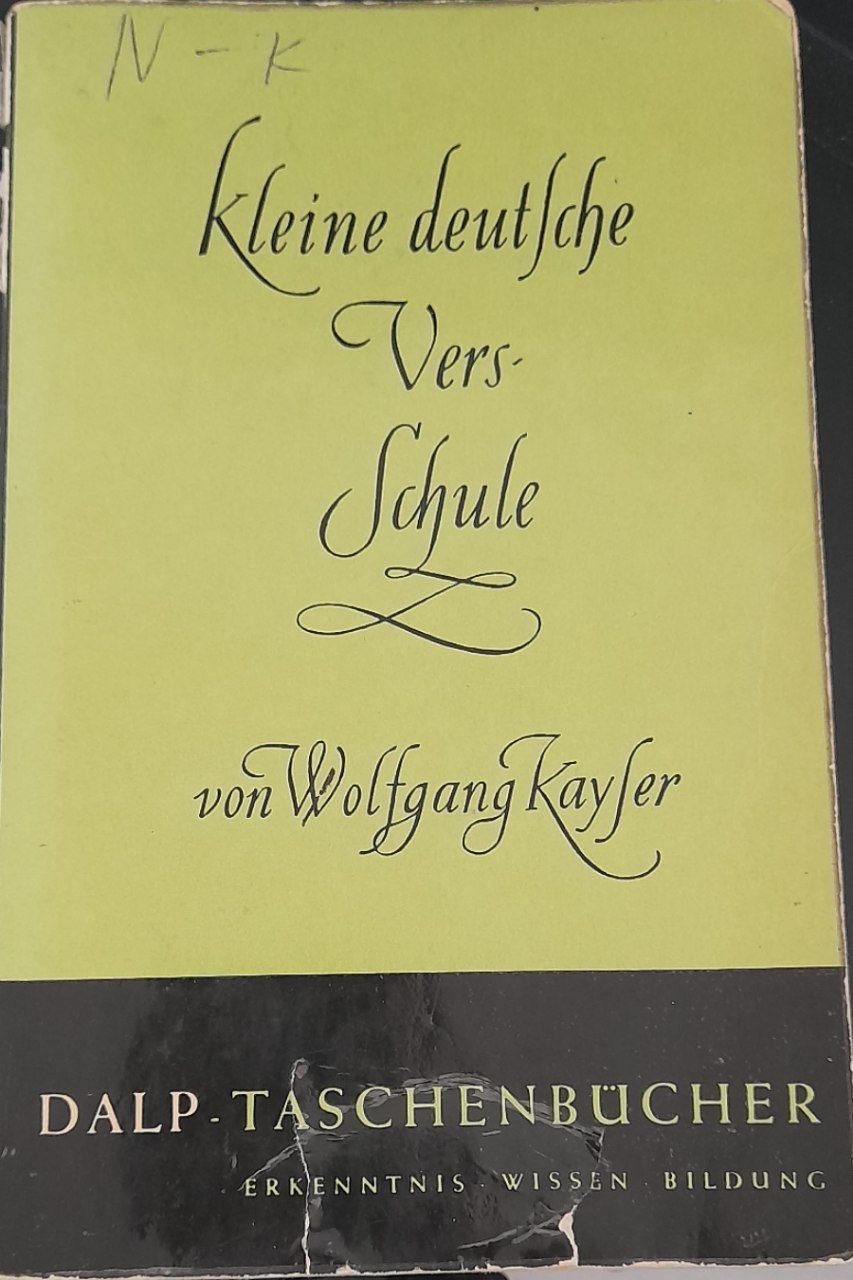 Kleine Deutsche Versschule