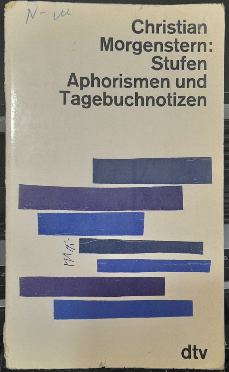 Stufen Aphorismen und Tagebuchnotizen