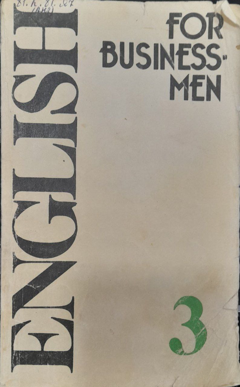 English for businessmen 3