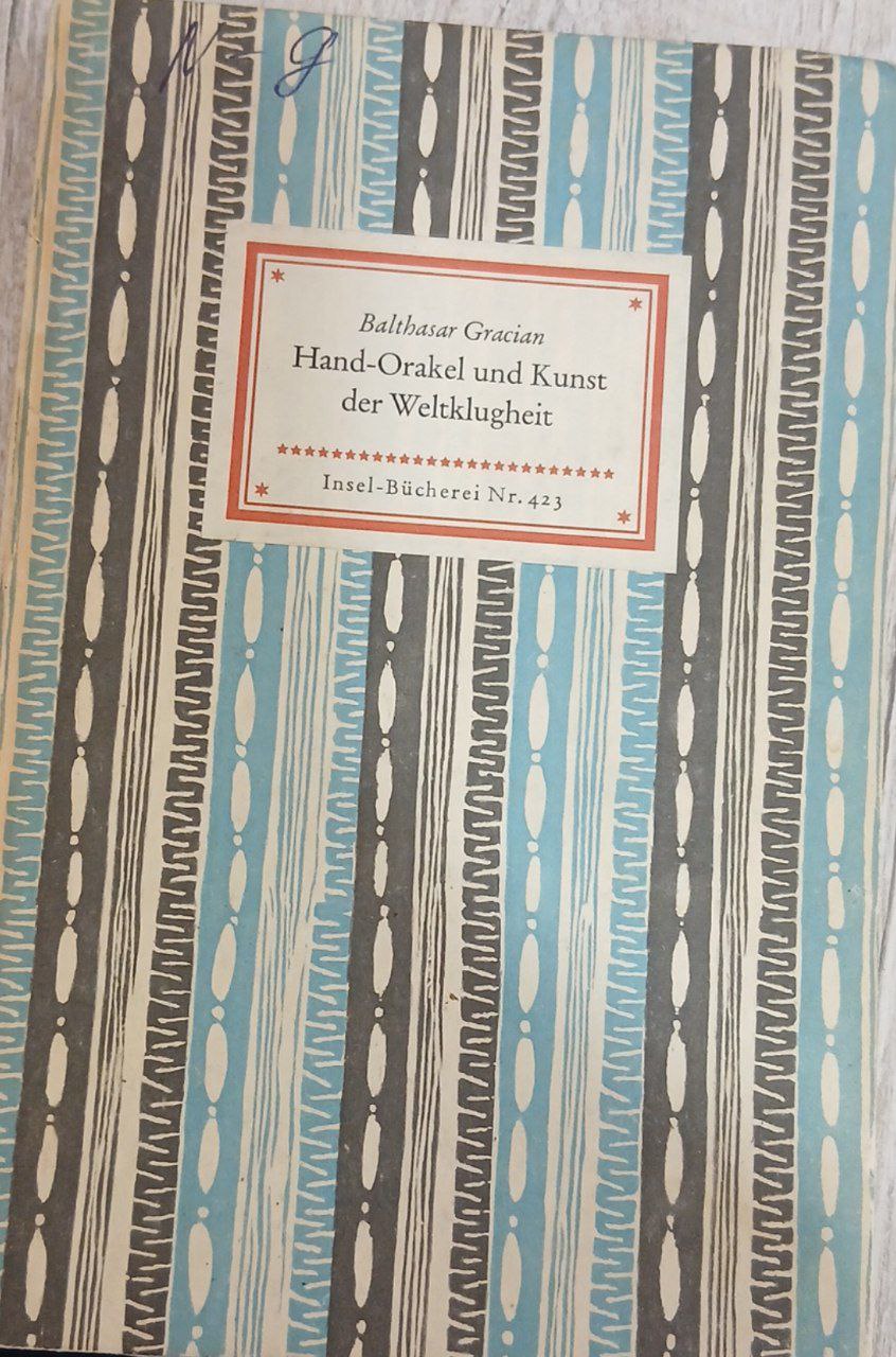 Hand-Orakel Unt Kunst Der Weltklugheit