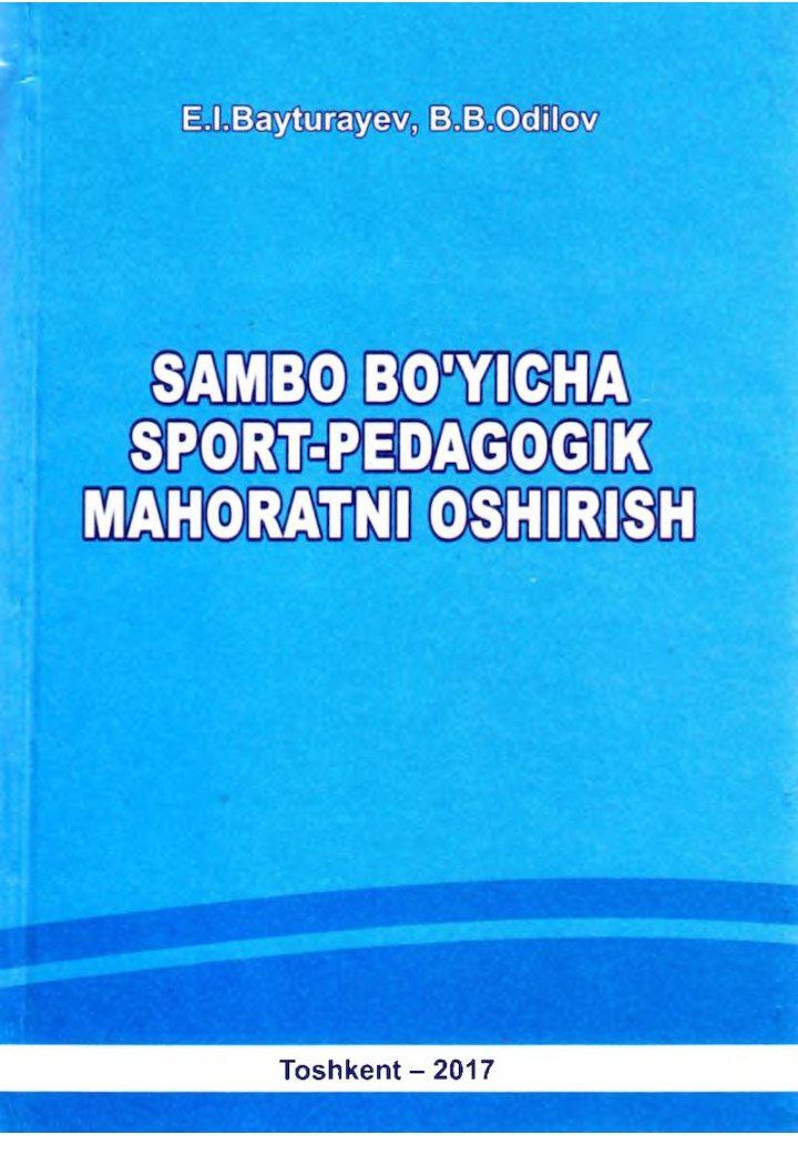 Sambo bo'yicha sport-pedogogik mahoratini oshirish