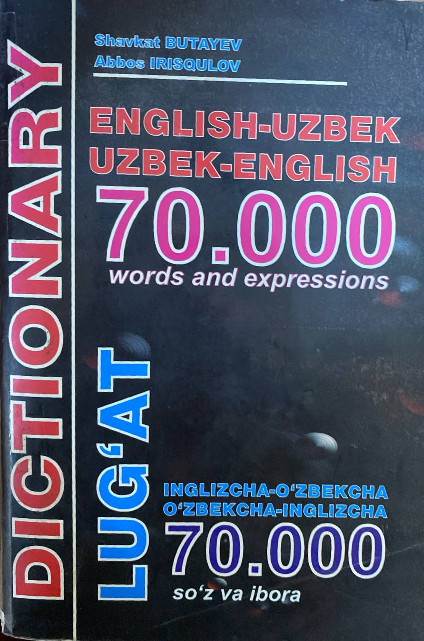 English-uzbek uzbek-english lug'at