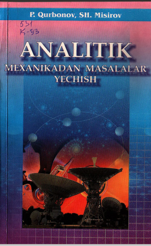 Analitik mexanikadan masalalar yechish