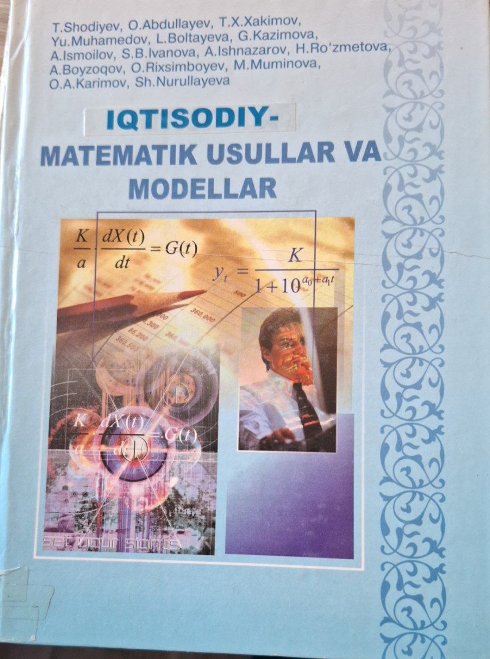 Iqtisodiy matematik usullar va modellar