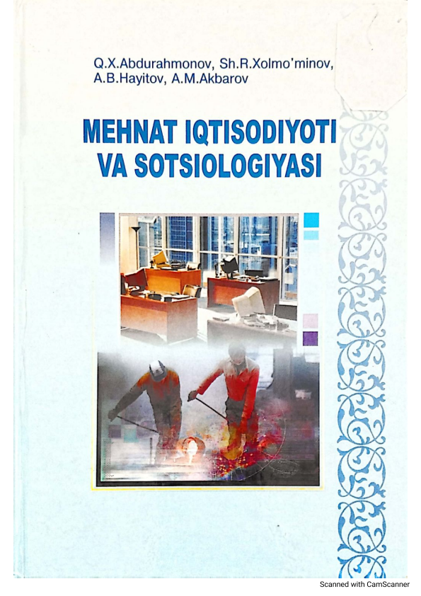 Mehnat iqtisodiyoti va sotsiologiyasi