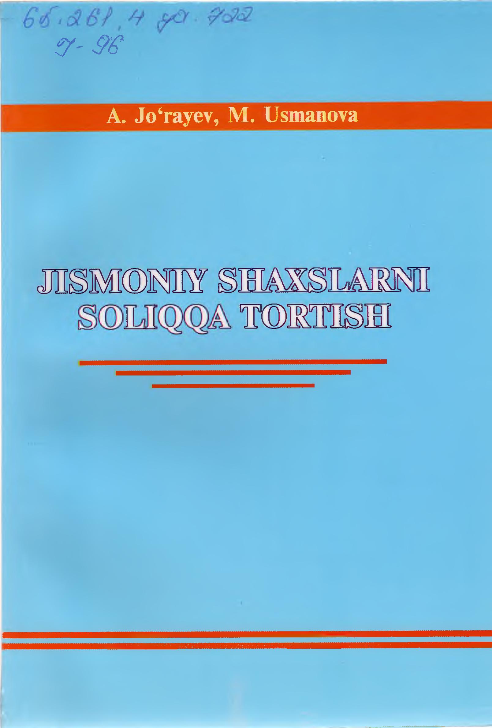 Jismoniy shaxslarni soliqqa tortish
