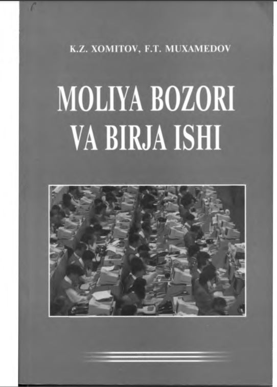Moliya bozori va birja ishi