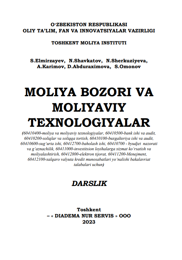 Moliya bozori va moliya texnologiyalar