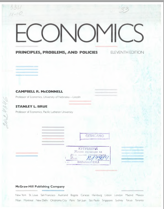 Economics: Principles, Problems, and Policies
