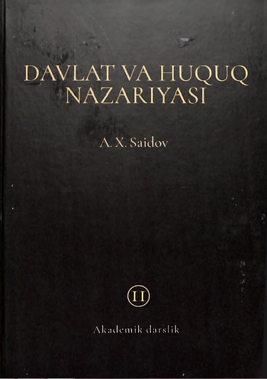 Davlat va huquq nazariyasi