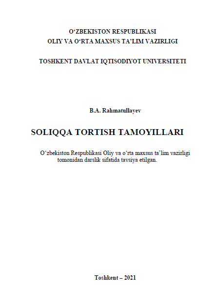 Soliqqa tortish tamoyillari