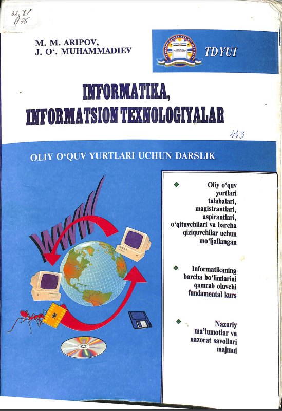 Informatika va Informatsion texnologiyalar